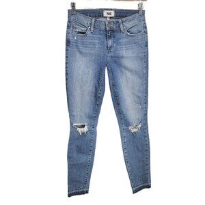 Paige Verdugo Crop‎ Jeans Distressed Ripped Womens Size 29